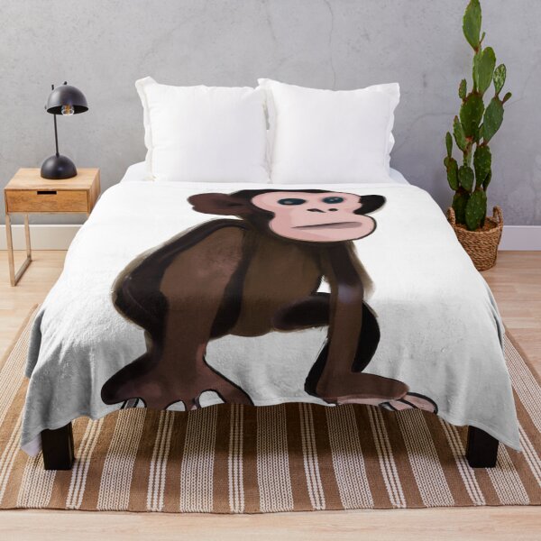 Item preview, Cute Chimpanzee Drawing designed and sold by WeHeartAnimals.