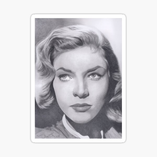 Lauren Bacall Sticker