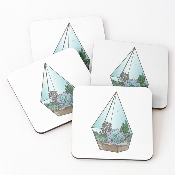 Item preview, Pastel Geometric Succulent Terrarium designed and sold by dailycake.