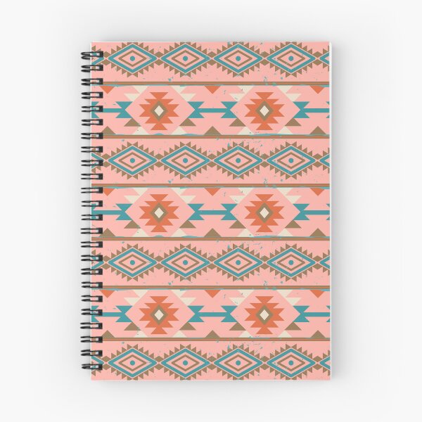 Item preview, Mexican Peach Tribal Ethnic Seamless Pattern designed and sold by GeeHanz.