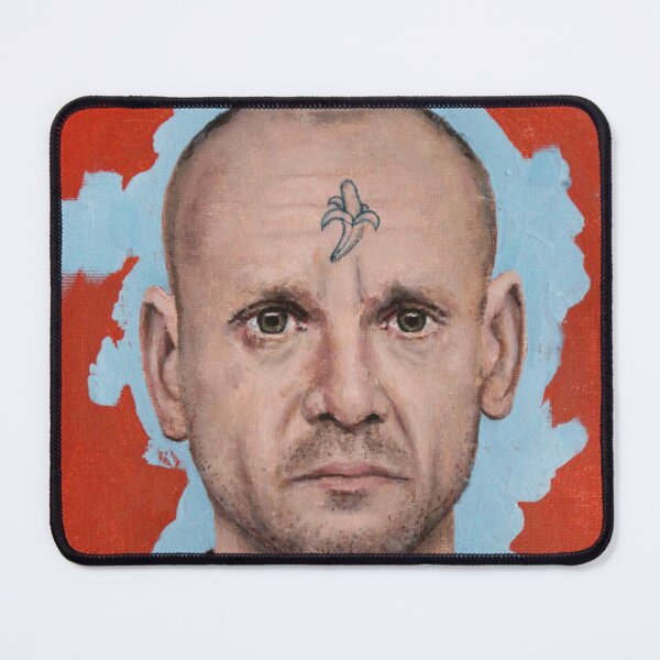 Item preview, Banana Mugshot | Face Tattoo Portrait | Surreal Oil Painting By Tyler Tilley designed and sold by Tyler Tilley.