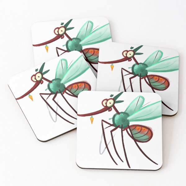 Item preview, Cute Mosquito Drawing designed and sold by WeHeartAnimals.