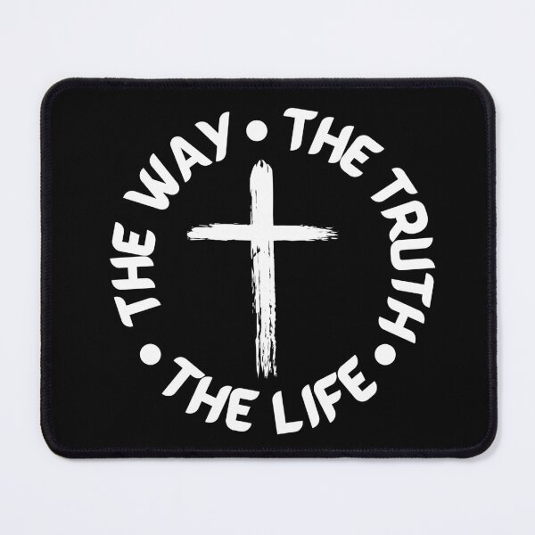 Item preview, The Way, The Truth, The Life Christian Cross Design designed and sold by CrossAndCrown.