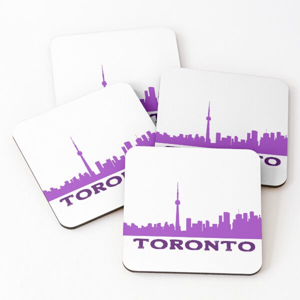 Item preview, Toronto Canada Skyline Purple designed and sold by Monika Howarth.