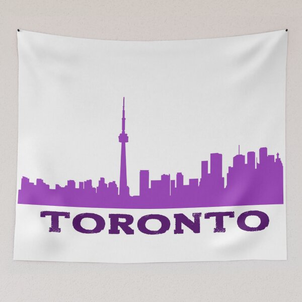 Item preview, Toronto Canada Skyline Purple designed and sold by Monika Howarth.