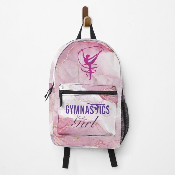 Item preview, Acrobatic Gymnastics Girl with abstract Marble background, gymnast gift designed and sold by NawalMagdy.