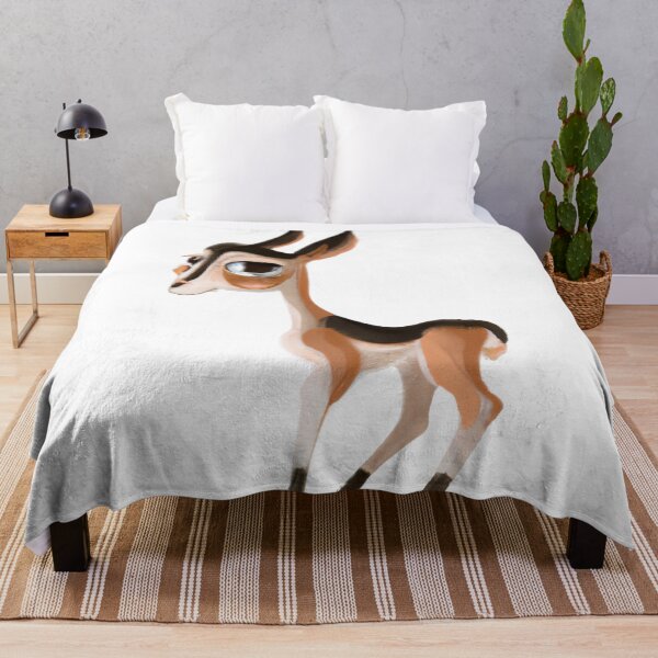 Item preview, Cute Antelope Drawing designed and sold by WeHeartAnimals.
