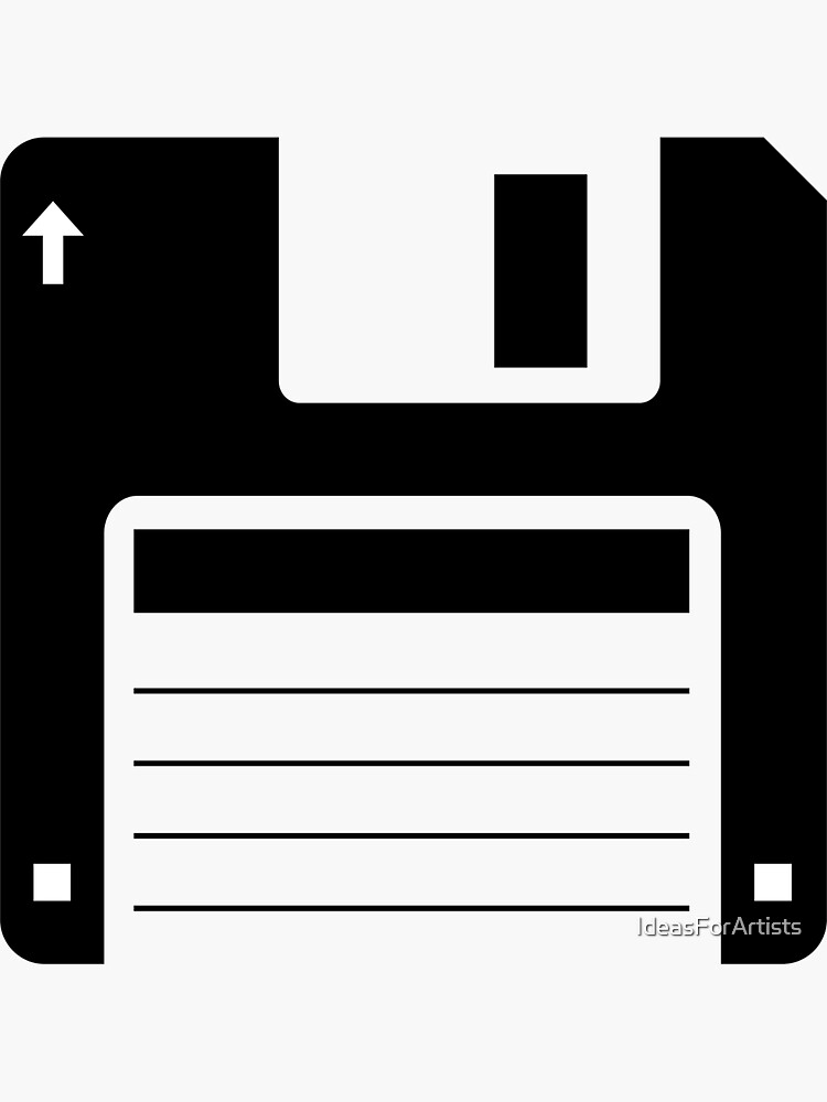 Floppy Disk 80s 90s Nostalgia Sticker For Sale By Ideasforartists Redbubble 8526