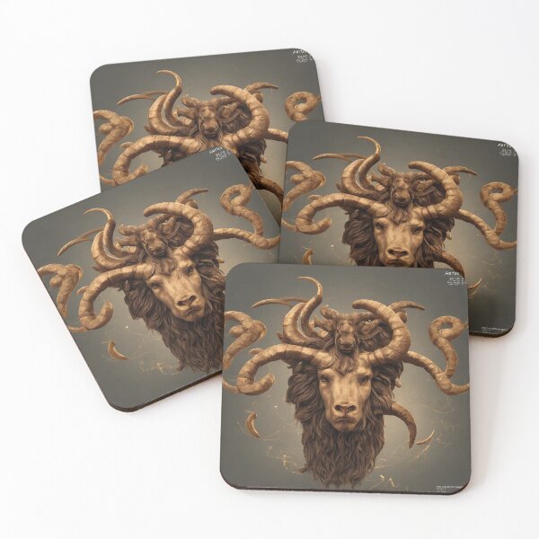 Item preview, Aries zodiac sign, illustrative art, concept art, contest winner designed and sold by LoveZodiac.