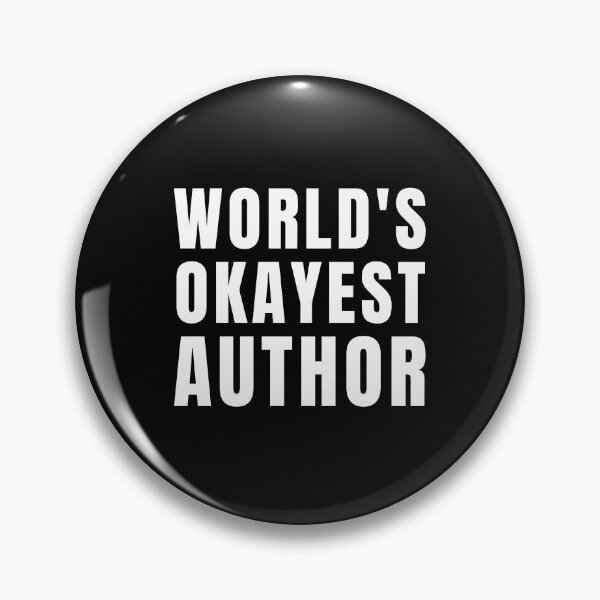 Item preview, World's Okayest Author designed and sold by texteestore.