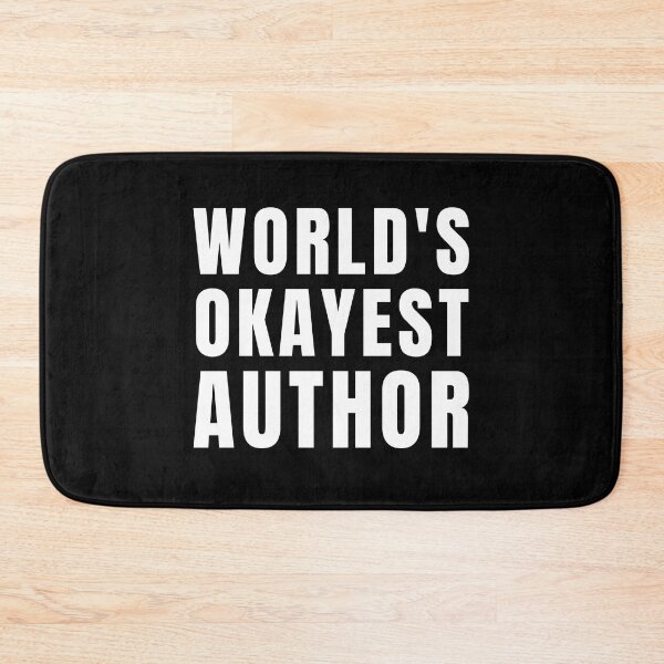 Item preview, World's Okayest Author designed and sold by texteestore.