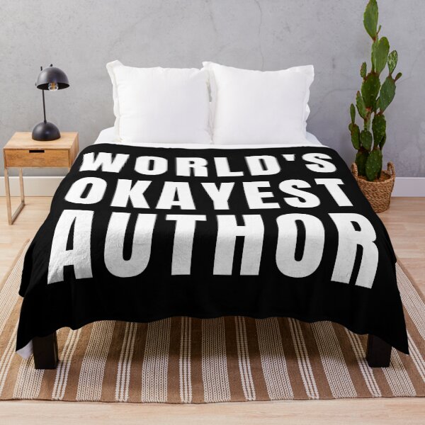 Item preview, World's Okayest Author designed and sold by texteestore.