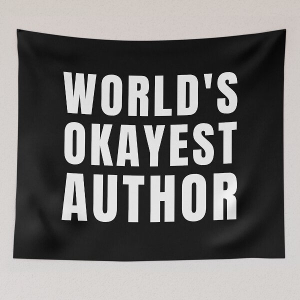Item preview, World's Okayest Author designed and sold by texteestore.