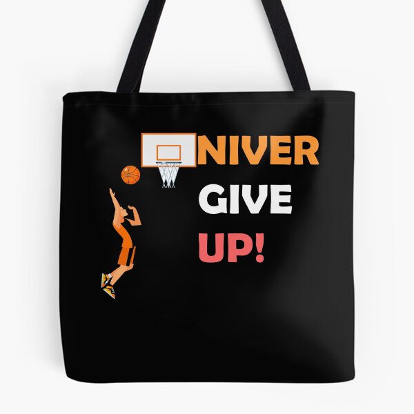 Artikelvorschau, Basketball, niemals aufgeben entworfen und verkauft von SeniorPrint99.