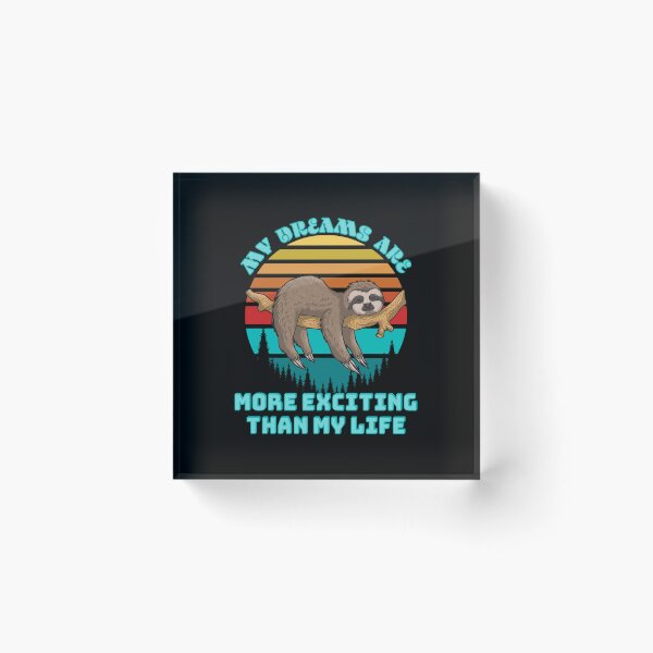 Item preview, My Dreams Are More Exciting Than My Life designed and sold by RockBeeDesigns.