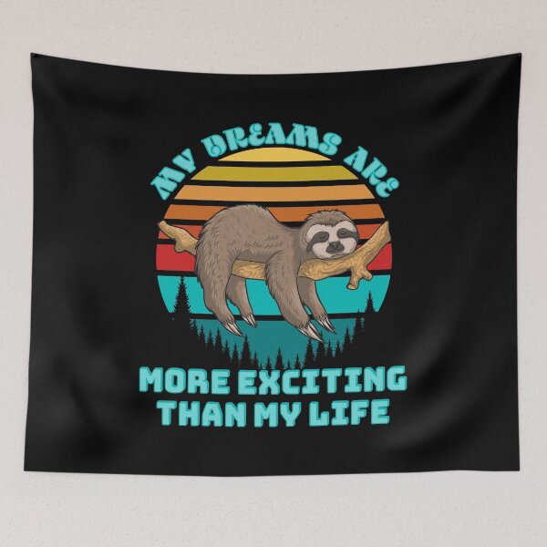 Item preview, My Dreams Are More Exciting Than My Life designed and sold by RockBeeDesigns.