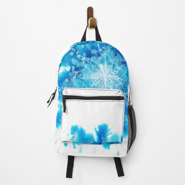 Item preview, Blue Christmas snowflakes. Batik snow pattern designed and sold by annamiss.