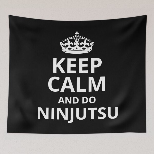 Item preview, Keep Calm And Do Ninjutsu! Funny Design. Ninjutsu Instructor Design - Japanese Martial Art Design For A Karate Lover designed and sold by TheKarateStore.