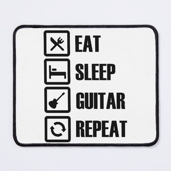 Item preview, eat sleep guitar repeat guitarist gifts designed and sold by SwifTech.
