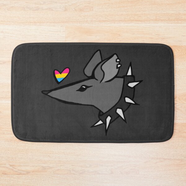 Item preview, Pansexual Flag Pride Rat and Heart designed and sold by Pride-Rat.