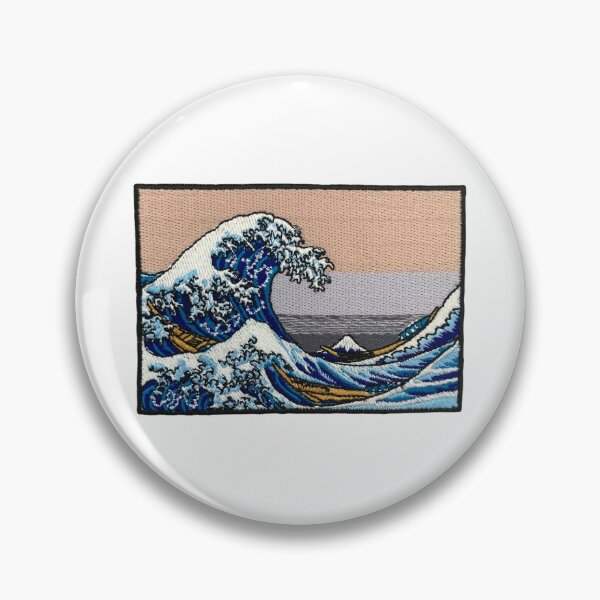 Item preview, Japanese Wave Sticker designed and sold by designolo.