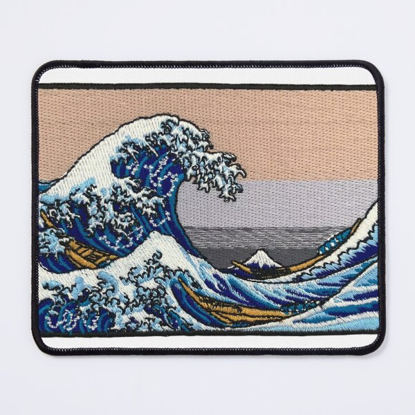Item preview, Japanese Wave Sticker designed and sold by designolo.