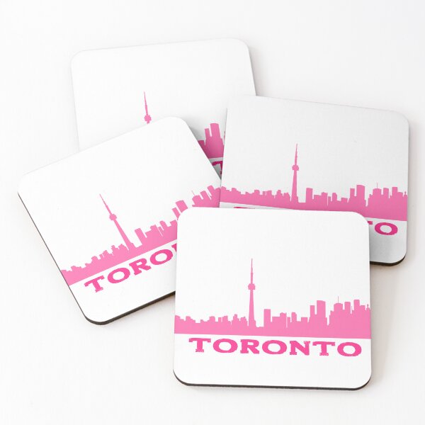 Item preview, Toronto Canada Skyline Pink designed and sold by Monika Howarth.