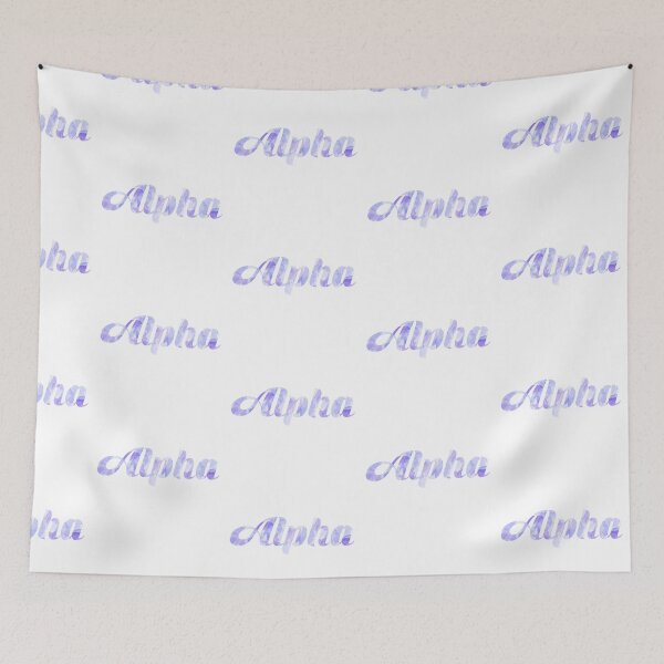 Item preview, Alpha Blue Watercolor designed and sold by Ally Gracie.