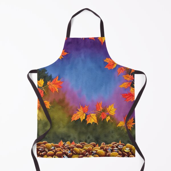 Item preview, Fall season on a coffee bean watercolor designed and sold by printiesart.