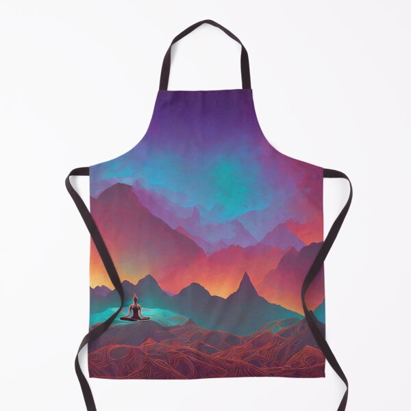 Item preview, Yoga Sunset in water color designed and sold by printiesart.