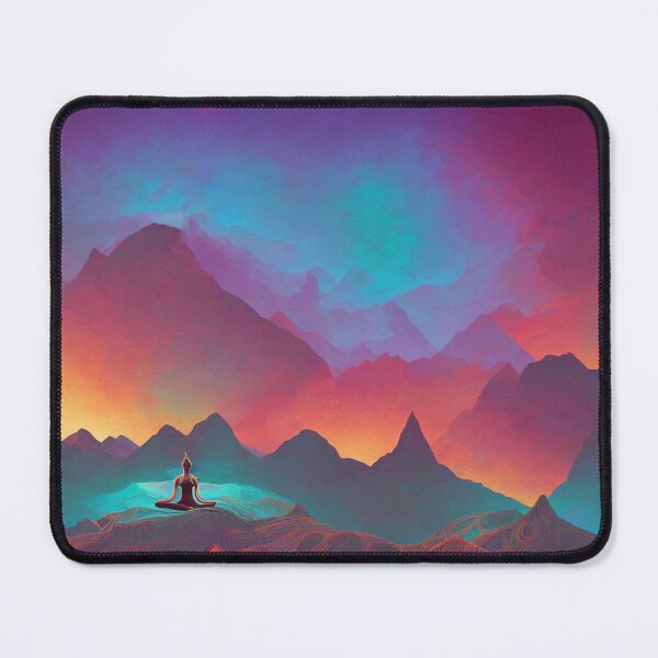 Item preview, Yoga Sunset in water color designed and sold by printiesart.