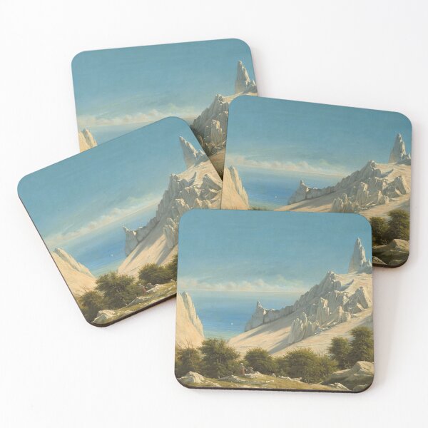 Item preview, View of Sommerspiret, the Cliffs of Møn - Georg Emil Libert designed and sold by TheGuestCat.
