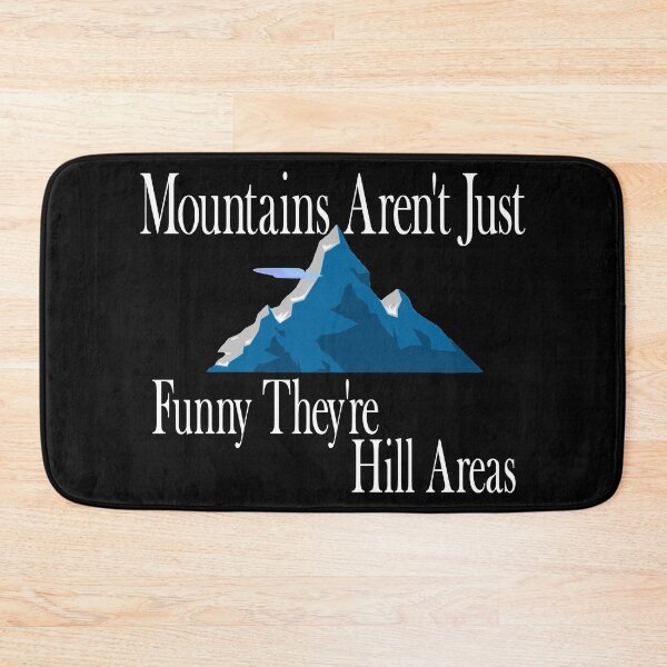 Item preview, Mountains Aren't Just Funny They're Hill Areas Sticker  designed and sold by CuteHigh01.