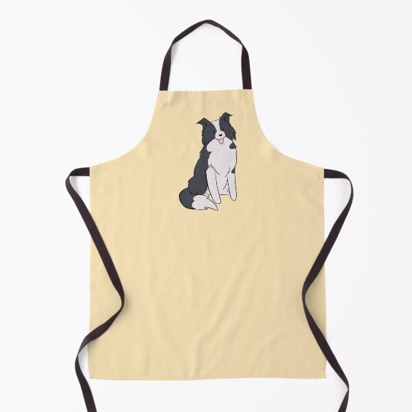 Item preview, cute border collie dog sitting - border collie illustration  designed and sold by Yarafantasyart.