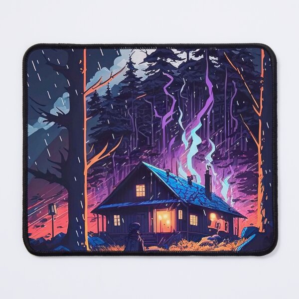 Item preview, Dark forest full of darkness in the middle of the snow designed and sold by Paraverse.