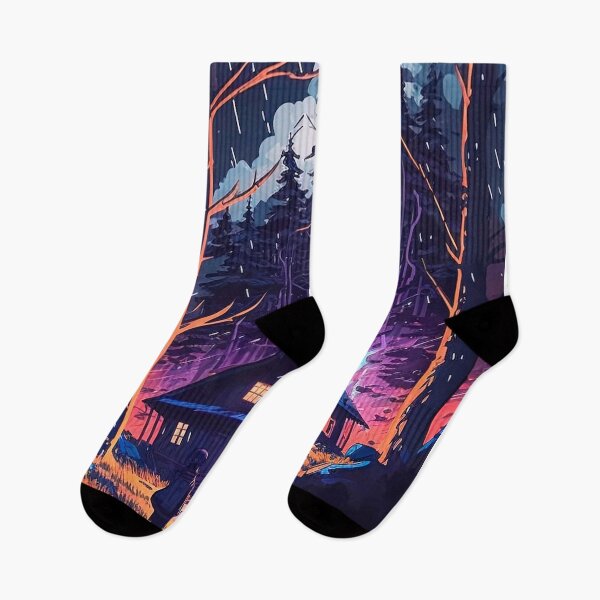 Item preview, Dark forest full of darkness in the middle of the snow designed and sold by Paraverse.
