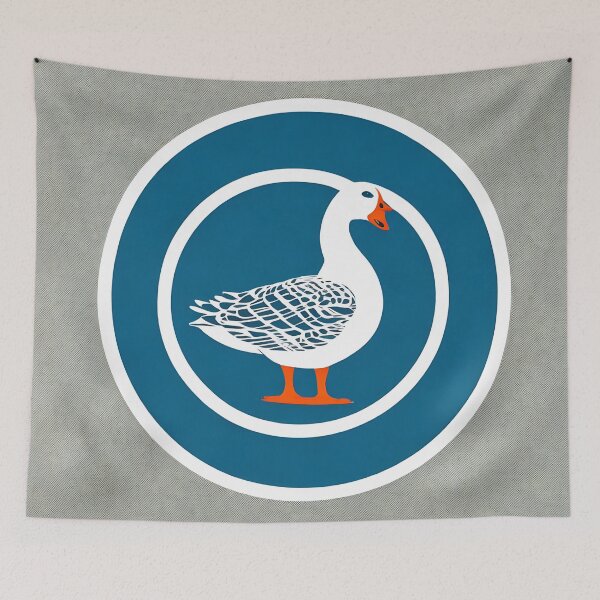 Item preview, Goose logo, geometric, vector, symmetrical, minimalism, trending dribbble, behance designed and sold by DrawItOnce.