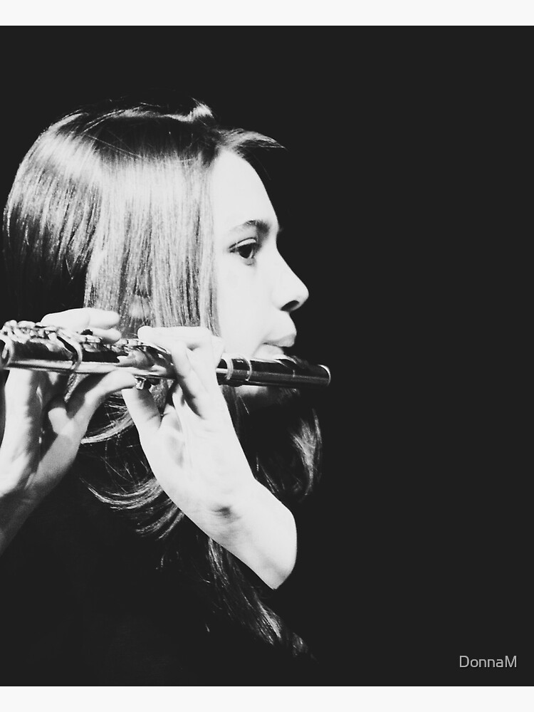 " Flautist Beauty" Sticker for Sale by DonnaM Redbubble