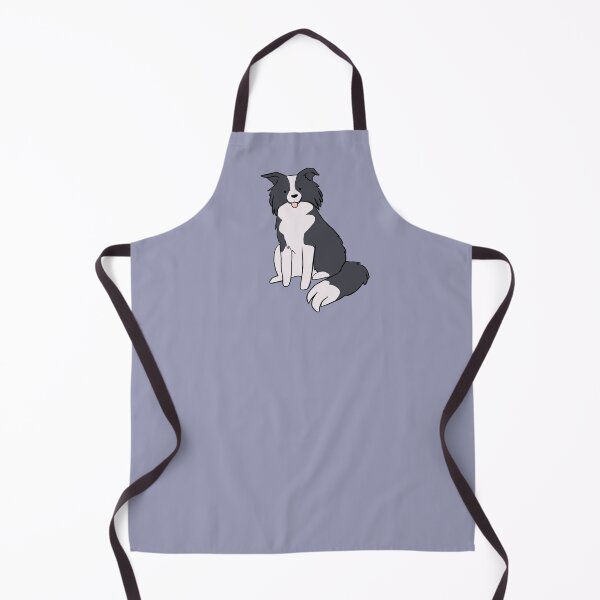 Item preview, cute border collie dog sitting - border collie illustration  designed and sold by Yarafantasyart.