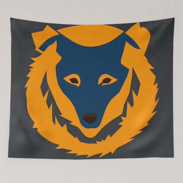 Item preview, Arctic fox logo, geometric, vector, symmetrical, minimalism, trending dribbble, behance designed and sold by DrawItOnce.