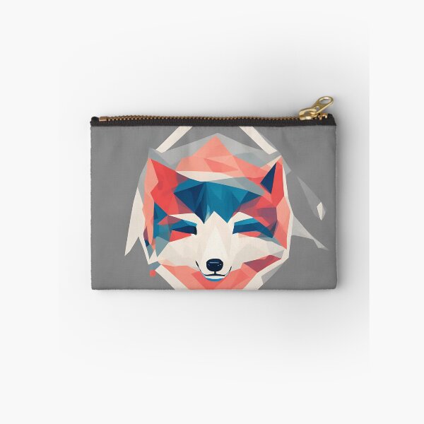 Item preview, Arctic fox logo, geometric, vector, symmetrical, minimalism, trending dribbble, behance designed and sold by DrawItOnce.