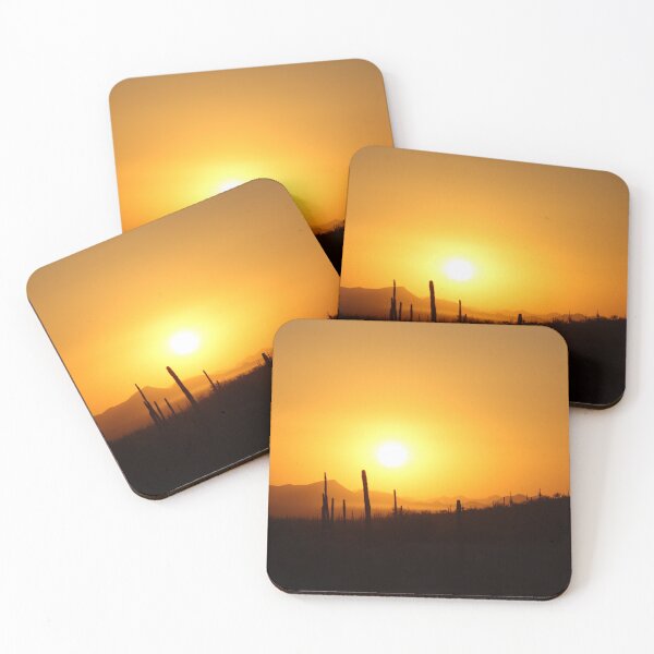 Item preview, Arizona Sunset, with Cacti in the Desert designed and sold by acreekmore4.