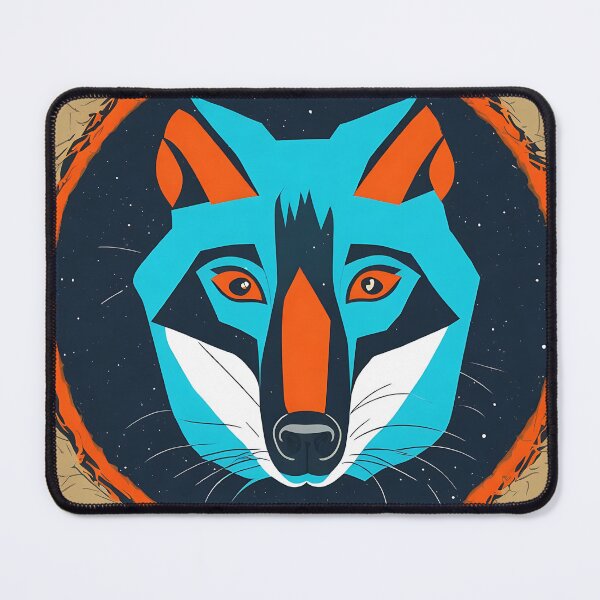 Item preview, Arctic fox logo, geometric, vector, symmetrical, minimalism, trending dribbble, behance designed and sold by DrawItOnce.