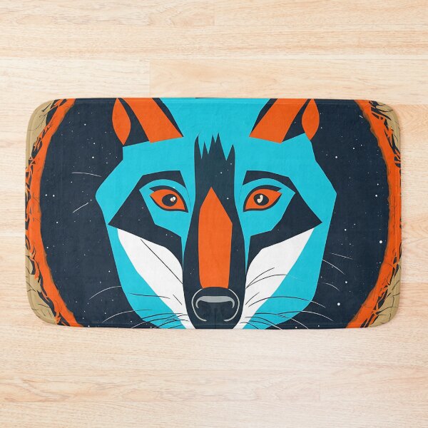 Item preview, Arctic fox logo, geometric, vector, symmetrical, minimalism, trending dribbble, behance designed and sold by DrawItOnce.