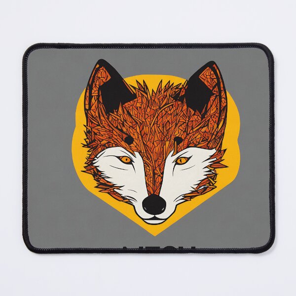 Item preview, Arctic fox logo, geometric, vector, symmetrical, minimalism, trending dribbble, behance designed and sold by DrawItOnce.