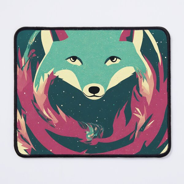 Item preview, Arctic fox logo, geometric, vector, symmetrical, minimalism, trending dribbble, behance designed and sold by DrawItOnce.