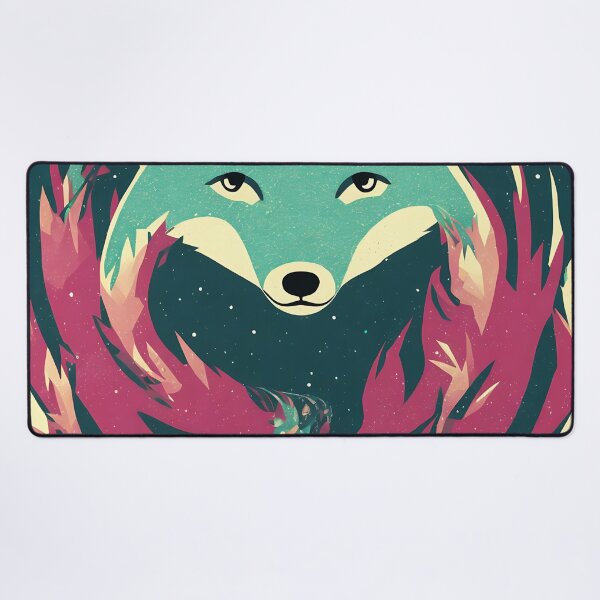 Item preview, Arctic fox logo, geometric, vector, symmetrical, minimalism, trending dribbble, behance designed and sold by DrawItOnce.