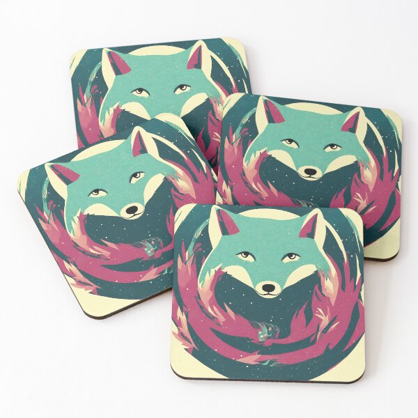 Item preview, Arctic fox logo, geometric, vector, symmetrical, minimalism, trending dribbble, behance designed and sold by DrawItOnce.