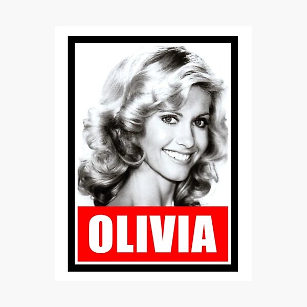 Olivia Newton John Photographic Print For Sale By Bydyla Redbubble 9686