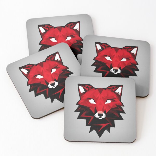 Item preview, Arctic fox logo, geometric, vector, symmetrical, minimalism, trending dribbble, behance designed and sold by DrawItOnce.